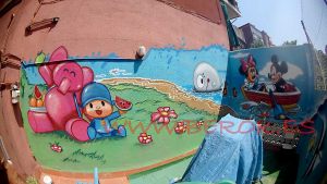 mural infantil guarderia